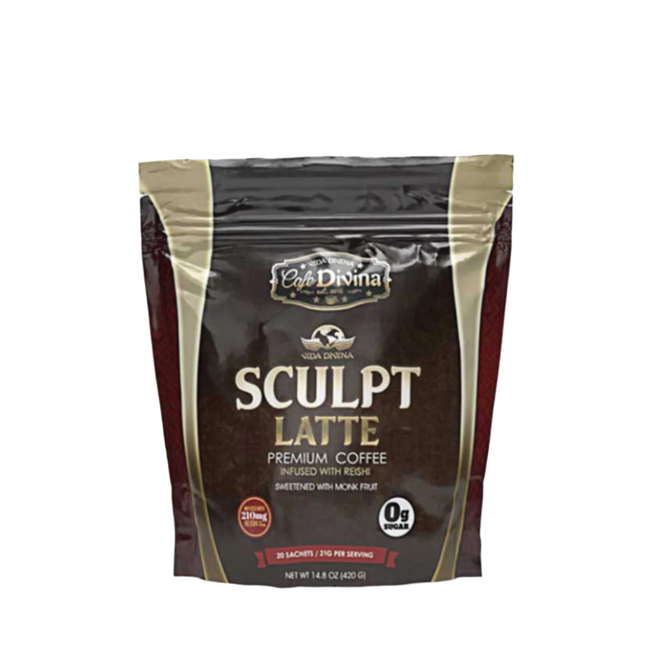 Bolsa de café Sculpt Latte con Reishi y fruta de monje.