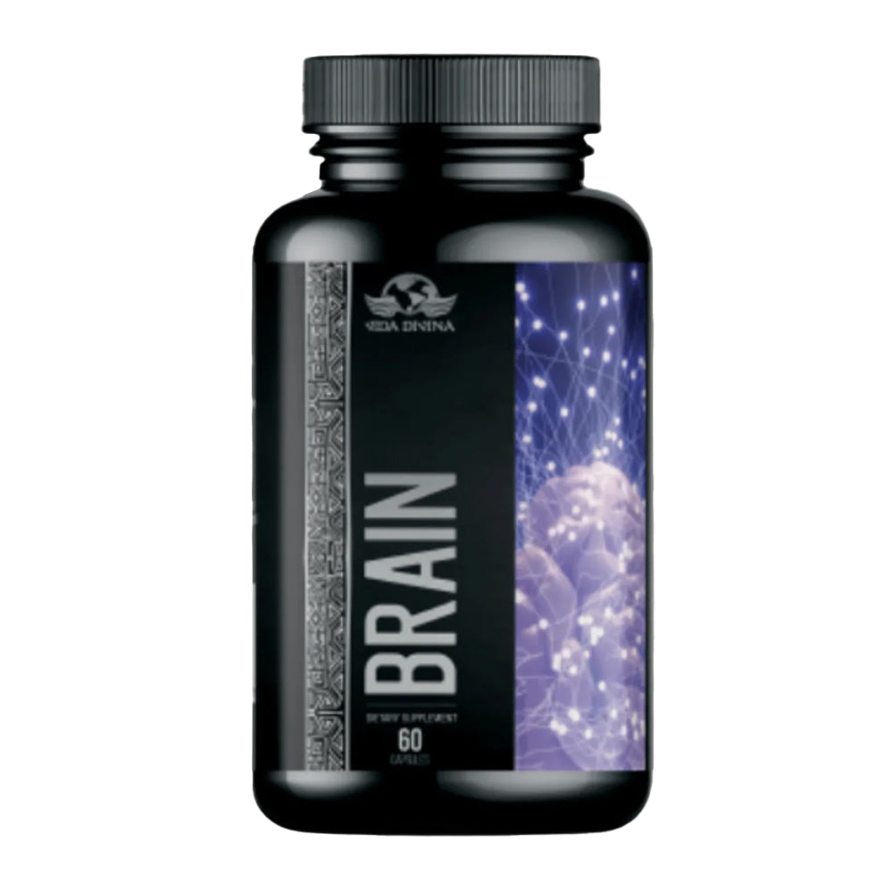 Vida Divina Brain – Natural Nootropic & Herbal Supplement (60 Capsules)