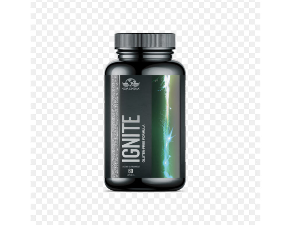 IGNITE VIDA DIVINA supplement bottle for natural weight management and metabolism support.