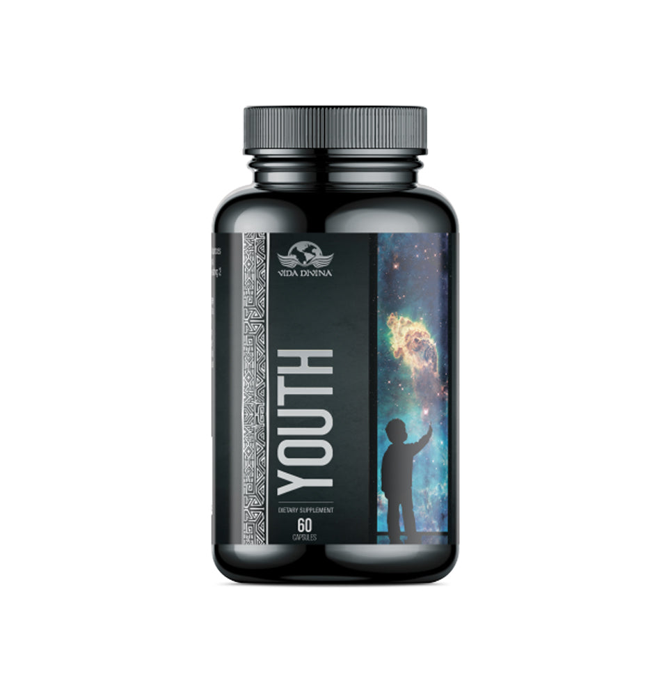 Cápsulas Vida Divina Juventud - complemento alimenticio para un envejecimiento saludable.